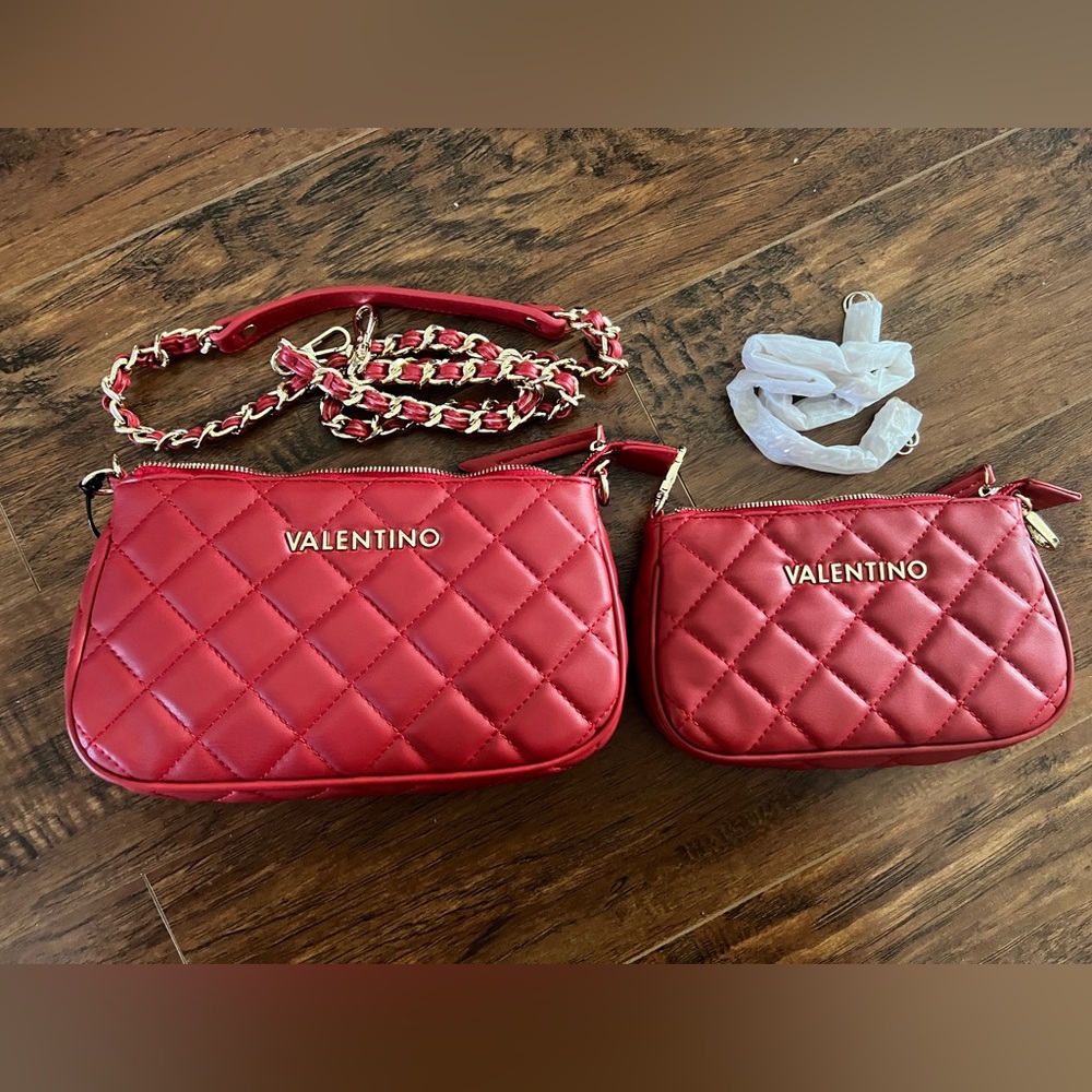 Crossbody chain bag and small shoulder bag set